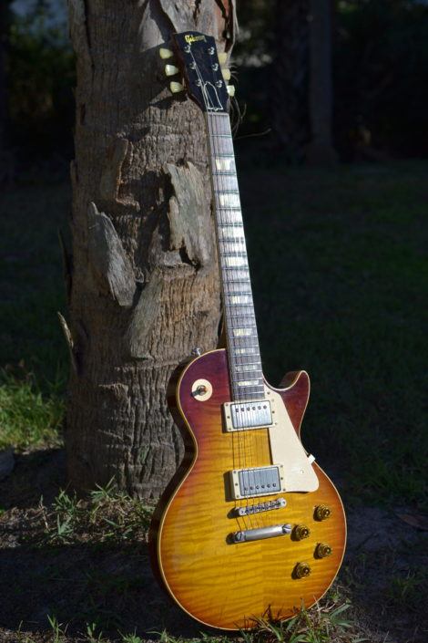 electric,guitar,faded,cherry,amber,burst,sunburst,gibson,lespaul,jr,special,model,historic,makeovers,vintage,refin,makeover,acurate,relic,custom,s,fifties
