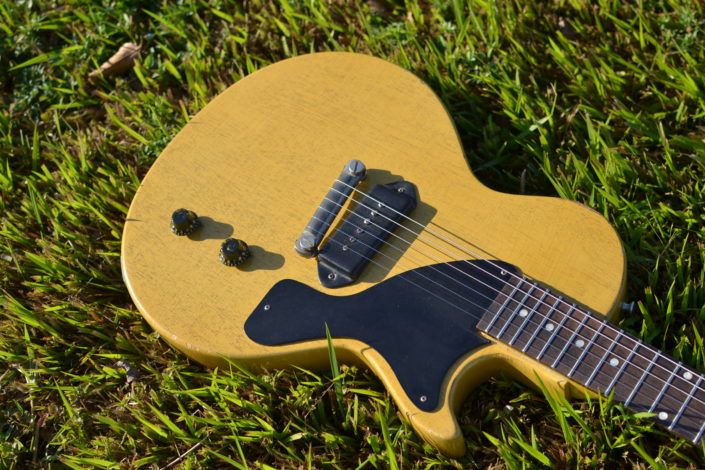 electric,guitar,tv,yellow,gibson,lespaul,jr,special,model,historic,makeovers,vintage,refin,makeover,acurate,relic,custom,s,fifties